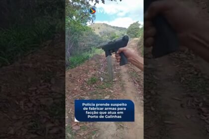 POLÍCIA PRENDE SUSPEITO DE FABRICAR ARMAS PARA FACÇÃO QUE ATUA EM PORTO DE GALINHAS !
