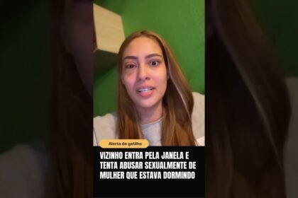 Mulher sofre tentativa de abuso sexual dentro do próprio condomínio! Ela dormia quando foi atacada .