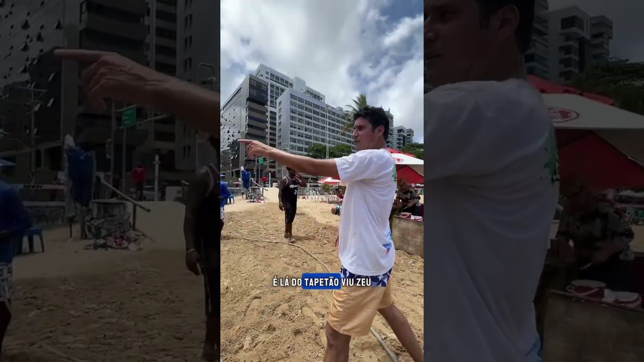 prefeito de Camaragibe @diegorcabral é craque no futvôlei !