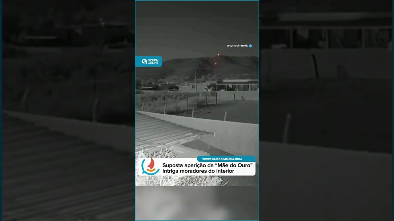 SUPOSTA APARIÇÃO DA “MÃE DO OURO” VOLTA A INTRIGAR MORADORES DO INTERIOR!