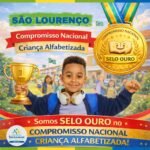 São Lourenço recebe Selo Ouro do Compromisso Nacional da Criança Alfabetizada pelo segundo ano consecutivo