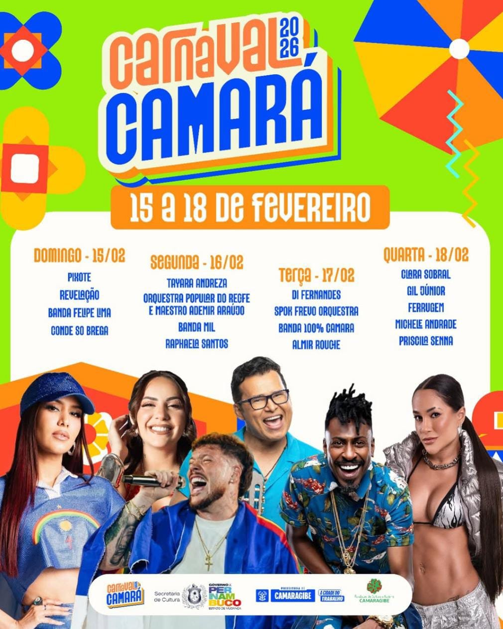 CAMARAGIBE ANUNCIOU OFICIALMENTE O CARNAVAL CAMARÁ 2026, REFORÇANDO SUA POSIÇÃO NO TURISMO CULTURAL DE PERNAMBUCO.